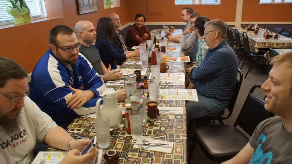 Knight Foundation visits Akron Tech Breakfast